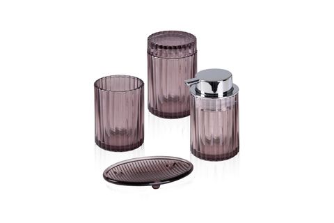 THE MİA VİNKA BANYO SETİ, 4 PARÇA, MOR, 300 ML