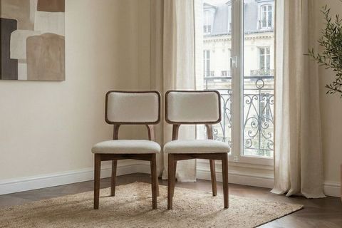 MİRLA HAZERAN DETAY DÖŞEMELİ KAYIN SANDALYE, CEVİZ, 4 ADET