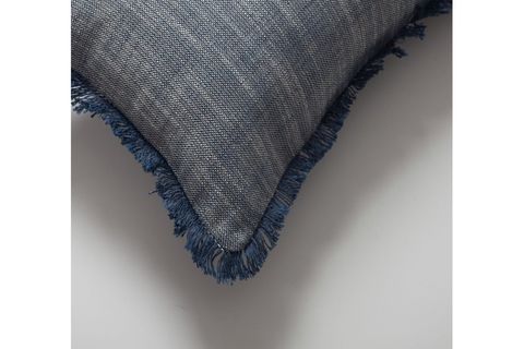 FİNEROOM LİVİNG SOHO KETEN PÜSKÜLLÜ KIRLENT 30X50 LACİVERT