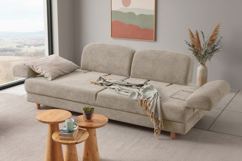 ATHENS YATAKLI SANDIKLI ÜÇLÜ KOLTUK, SÜTLÜ KAHVE