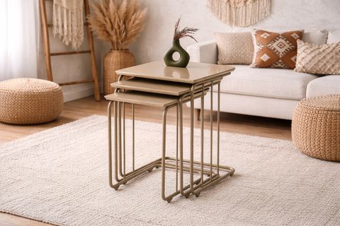 TEKERLEKLİ C ZİGON SEHPA, CAPPİCİNO