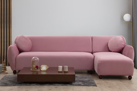 EDDY KÖŞE KOLTUK, PEMBE, SAĞ KÖŞE