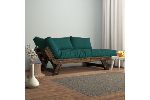 WOODESK ADALAR MASİF CEVİZ-KIRMIZI RENK 2Lİ KANEPE CPT8114-210