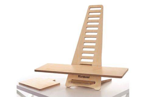 AHŞAP AYARLANABİLİR LAPTOP STANDI, NATUREL