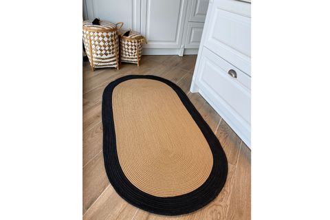 HALIMAX MİLDA JÜT KİLİM 98, ÇİFT TARAFLI, OVAL, 80X300