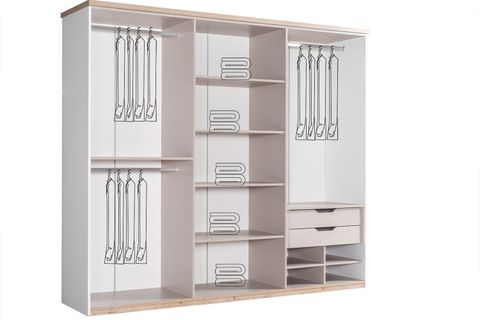 BOERNO YATAK ODASI TAKIMI, 6 KAPAKLI