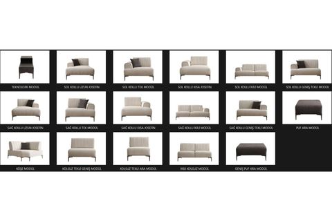 LİORA KÖŞE KOLTUK, KENDİ SETİNİ YARAT