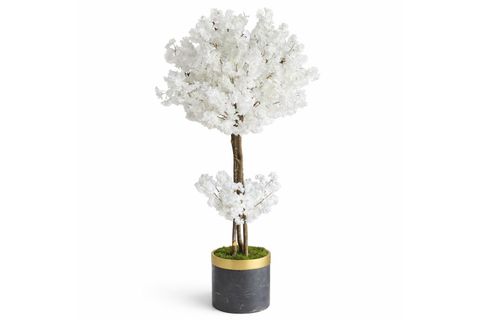 YAPAY BAHAR DALI AĞACI, BEYAZ, 165 CM