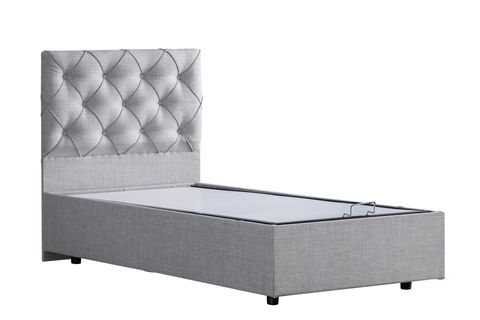 DOLCE BAZA BAŞLIK VE PLUS YATAK SETİ, AÇIK GRİ, 160X200