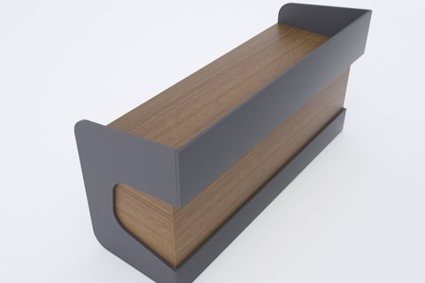 BANKO 1 100 CM CEVİZ ANTRASİT