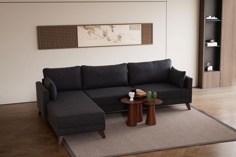 GLORİA KÖŞE KOLTUK, ANTRASİT, SOL KÖŞE