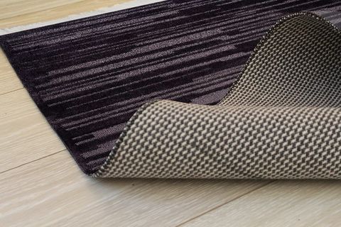 MARKAEV SİYAH ÇİZGİLİ MODERN KİLİM 80X300