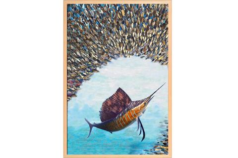 MAVİ DÜNYA FRANK RAY ÇERÇEVELİ PANO SET, 50X70