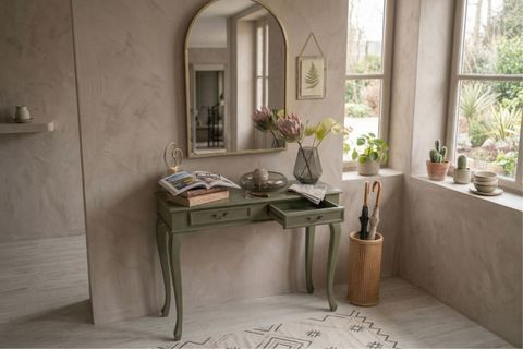 PANAMA MAT LAKE DRESUAR, HAKİ YEŞİL, 100X39X80 CM