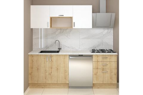 KAMER HAZIR MUTFAK DOLABI 220 CM