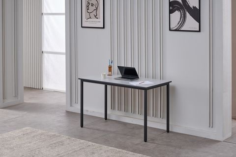 ARPELİA ÇALIŞMA MASASI, GRİ, 125 CM