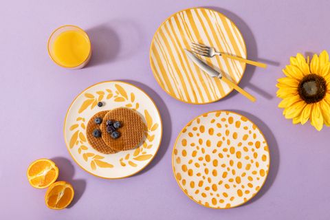 AMARİLLO LİNES PASTA TABAĞI, 21 CM