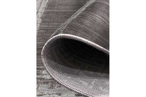 KARMEN HALI TREND DÜZ SADE KAHVERENGİ SAÇAKLI DOKUMA HALI 150X233