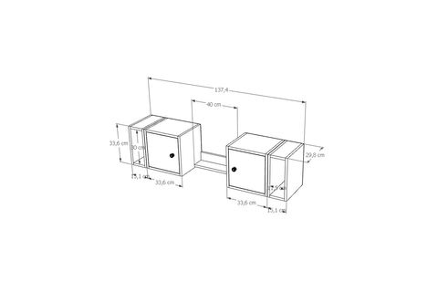 AYDIN KİTAPLIKLI RAF, MST-DVR-1012