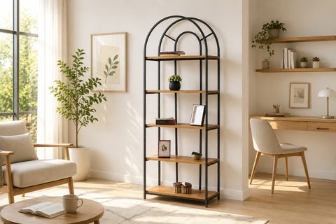 MEK KİTAPLIK, ÇAM, 75 CM, NO:6