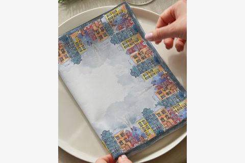 KIŞ ŞEHRİ PAMUKLU DÖRT ADET PEÇETE