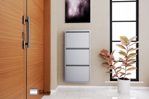 LİNEA METAL AYAKKABILIK, SİLVER, 3 KAPAKLI