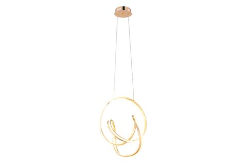 ARON TEKLİ LEDLİ LED AVİZE, GOLD