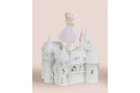 THE MİA PRENSES ŞATOSU LED IŞIKLI MÜZİK KUTUSU 30X26X19CM