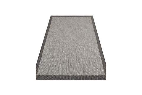 ARVEN 02 SİYAH GRİ SİSAL MODERN HALI, 80X150