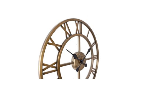 REGAL ULTİMA FERFORJE İSKELET DUVAR SAATİ, GOLD, 41