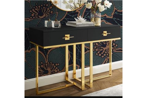 RİHANNA DRESUAR, GOLD SİYAH