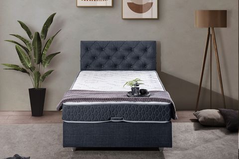 DOLCE BAZA BAŞLIK LETTO YATAK SETİ, LACİVERT, 90X200