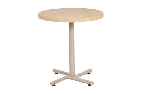PAYAS METAL AYAK MUTFAK BAHÇE BALKON BİSTRO VE CAFE MASASI, 70X70 CM, NATUREL VİZON