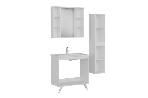 VERA BANYO DOLABI AY2K178, BEYAZ, 85CM