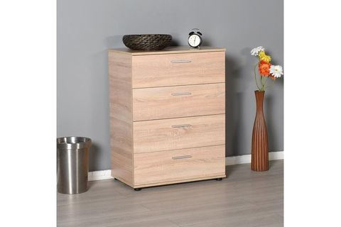 ADORE TRENDLİNE ŞİFONYER, 4 ÇEKMECELİ, SONOMA