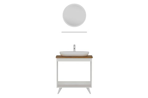 VERA BANYO DOLABI 85CM AY2K 1YA1R TZG BEYAZ ANTRASİT