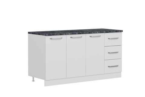 MİNAR 160 CM MUTFAK DOLABI BEYAZ 160-B1-ALT MODÜL