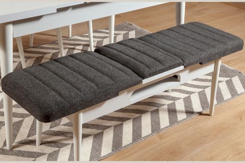 SEMBOL AÇILIR BENCH, BEYAZ ANTRASİT