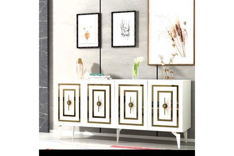 VİOLA KONSOL, BEYAZ ALTIN