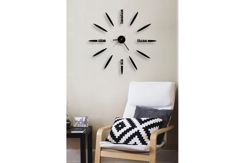 TABLO CENTER 50X50CM DEKORATİF MDF DUVAR SAATİ TBS7436502739736