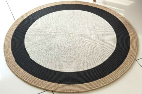 İSKANDİNAV YUVARLAK MODEL HALI, ÇOK RENKLİ, 150 CM