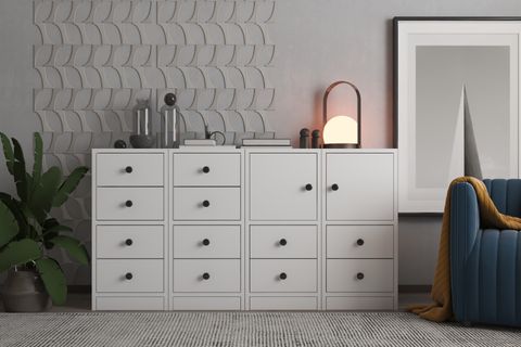 LEXUS DOLAPLI ÇEKMECELİ ŞİFONYER, 130 CM, SFN 1018 Ç