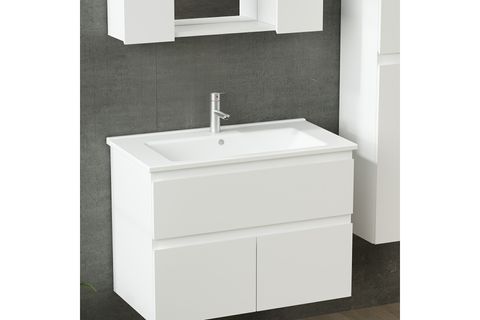 NİKA BANYO DOLABI AS2K1Ç70, BEYAZ, 85 CM