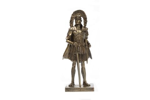 LUCKYART BRONZ SAVAŞÇI BİBLO 33 CM