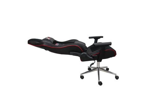 GAMER SWAN DERİ KUMAŞ KOL VE YÜKSEKLİK AYARLANABİLİR OYUNCU KOLTUĞU, KIRMIZI