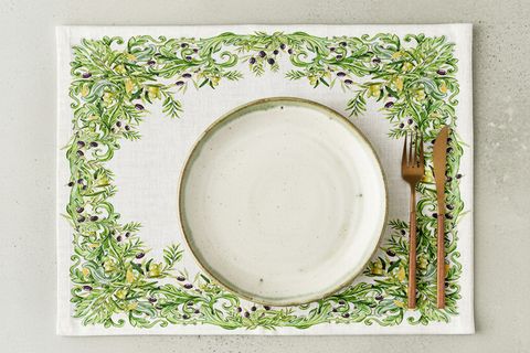 ZEYTİN BAHÇESİ PAMUKLU DÖRT ADET AMERİKAN SERVİSİ