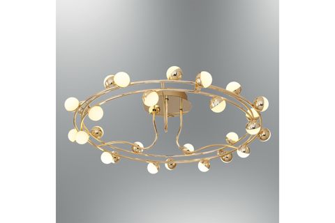 ÖZCAN AYDINLATMA STARY 80CM 27'Lİ PLAFONYER SARI, 2842-27-03