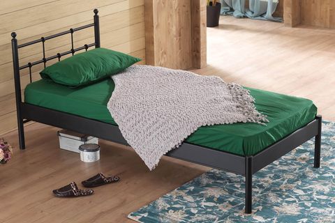 LALAS S METAL KARYOLA, SİYAH, 90X200