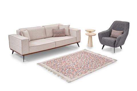 YENİ LOFT KOLTUK TAKIMI, KREM