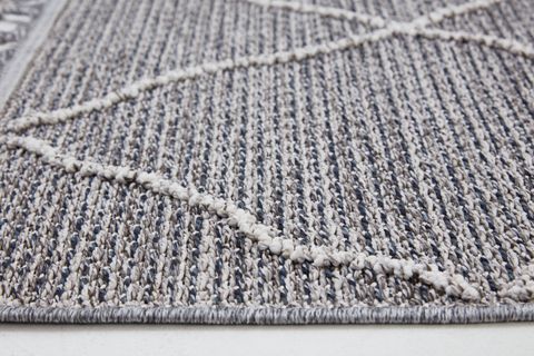4K INFİNİTY COLLECTİON MODERN MAKİNE HALISI 02, GREY, 80X150 CM